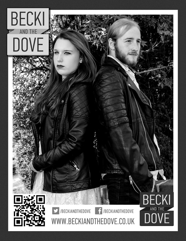 Becki and the Dove - Acoustic Originals and Contemporary covers Duo - Available for bookings across the UK
